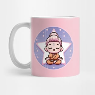 Chibi Budda God Meditating Mug